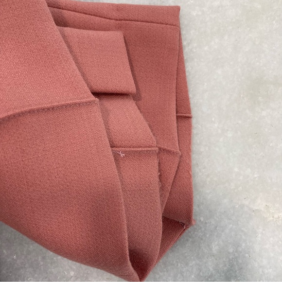 SMYTHE Rose Pink Wool Blend Dress Trouser Pants - Picture 7 of 12